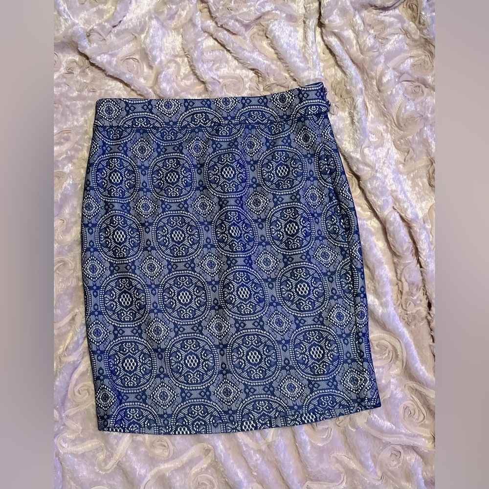 Size 8 blue lace The Limited skirt